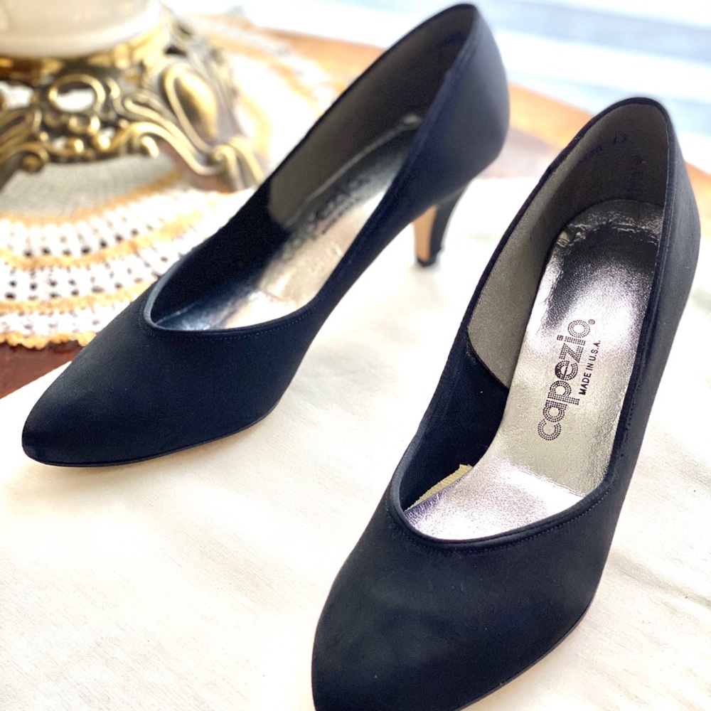 Capezio Satin Pumps — made in USA — Comfortable!!!